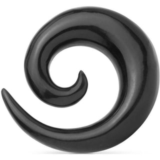 Spirale Büffelhorn Schwarz