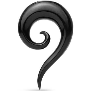 Spirale Büffelhorn Schwarz
