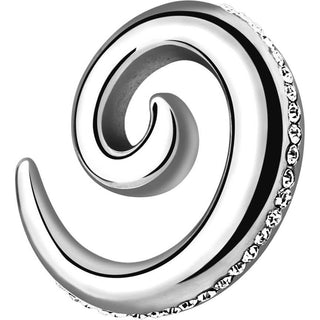 Spirale Zirkonia Silber