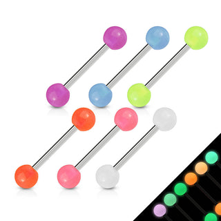 Barbell Glow in the Dark, 6  pieces