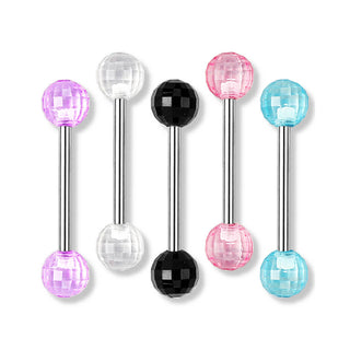 Barbell Acrylic Disco Ball, 5  pieces