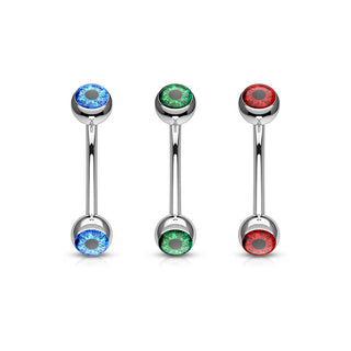 Eyebrow Piercing Eyeball, 3  pieces