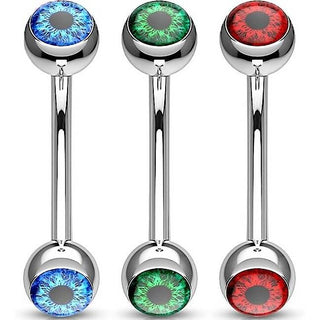 Eyebrow Piercing Eyeball, 3  pieces