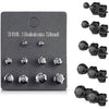 Zirconia Silver 5 pair, 5 s pairs