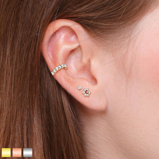Barbell Set Labret Bendeble Hoop, 3  pieces