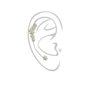 Labret Set Zirconia, 3  pieces