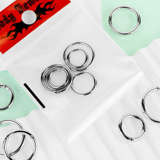 Ring Silver Clicker, 3 s pairs