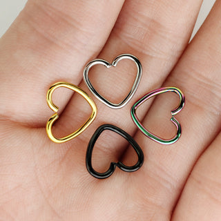 Ring Heart Bendable, 4 s pairs