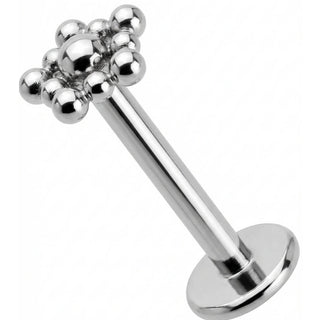Titan Labret Rhombus Kugel Cluster Aufsatz Innengewinde