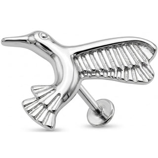 Titan Labret Fliegender Kolibri Vogel Form Innengewinde
