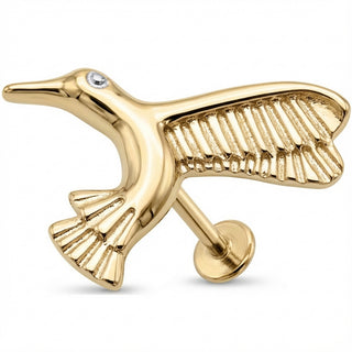 Titan Labret Fliegender Kolibri Vogel Form Innengewinde