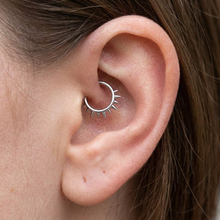 Titanium Ring Cone Spikes Crown Clicker