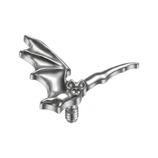 Titanium Top Bat With Spread Wings Internally Threaded
