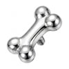 Titanium Top Dog Bone Silhouette Internally Threaded