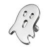 Titanium Top Little Spooky Ghost Internally Threaded